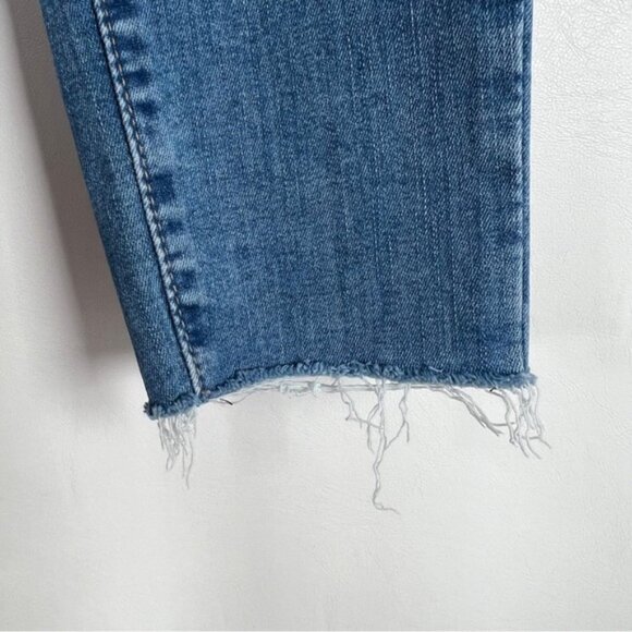 NWT LEVIS 720 HIGH-RISE SUPER SKINNY HYPERSTRETCH Jeans Raw Hem Size 30x30 - Picture 12 of 16